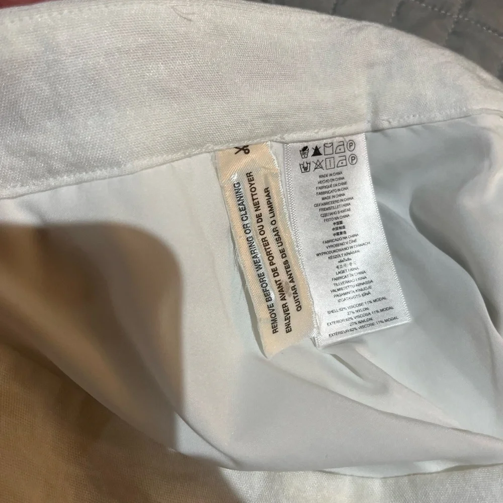 MICHAEL Michael Kors White Shorts Fully Lined Pleated Front Dressy Sz 6